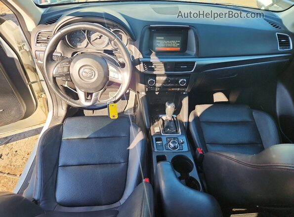 JM3KE4DY6G0649482 2016 MAZDA CX-5 White Widok deski rozdzielczej