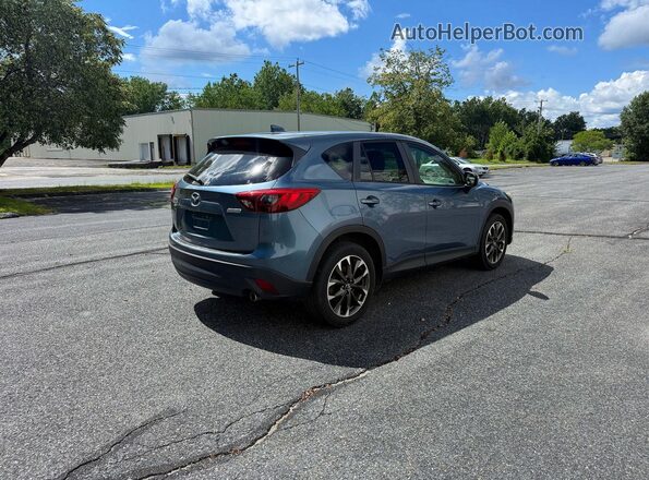 JM3KE4DY6G0655895 2016 MAZDA CX-5 Blue Передня права чверть