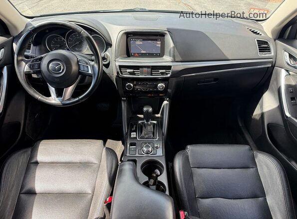 JM3KE4DY6G0655895 2016 MAZDA CX-5 Blue Вид щитка приладів
