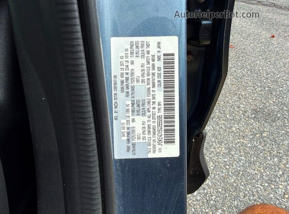 JM3KE4DY6G0655895 2016 MAZDA CX-5 Blue Вид задніх сидінь
