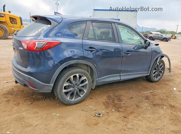 JM3KE4DY6G0782002 2016 MAZDA CX-5 Blue Задня права чверть