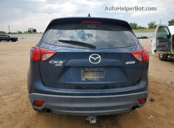 JM3KE4DY6G0782002 2016 MAZDA CX-5 Blue Вид ззаду