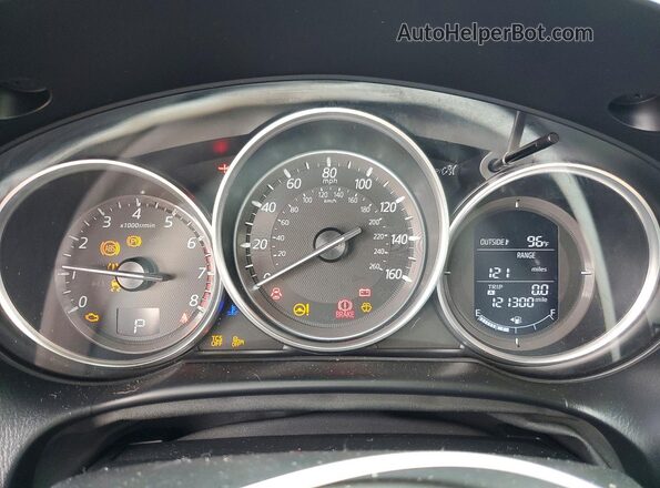 JM3KE4DY6G0782002 2016 MAZDA CX-5 Blue Вид щитка приладів