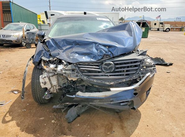 JM3KE4DY6G0782002 2016 MAZDA CX-5 Blue Вид спереду
