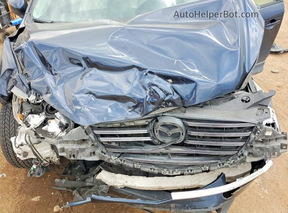 JM3KE4DY6G0782002 2016 MAZDA CX-5 Blue Вид підкапотного простору