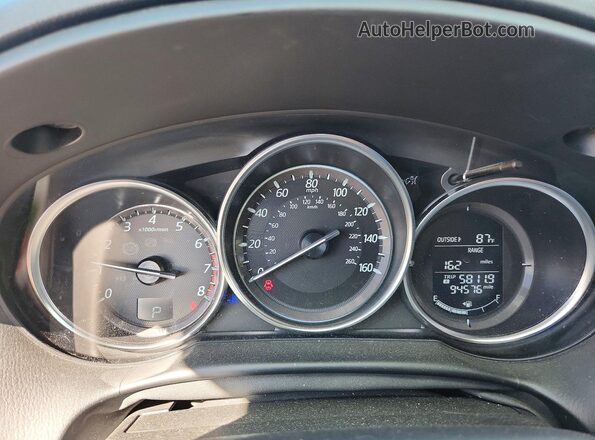 JM3KE4DY6G0794943 2016 MAZDA CX-5 Серебряный Вид щитка приборов
