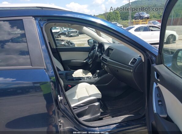 JM3KE4DY7G0691160 2016 MAZDA CX-5 Dark Blue Вид салону спереду