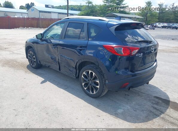 JM3KE4DY7G0691160 2016 MAZDA CX-5 Dark Blue Задня ліва чверть