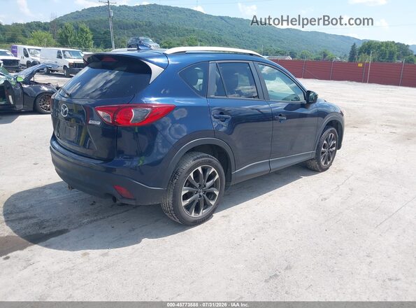 JM3KE4DY7G0691160 2016 MAZDA CX-5 Dark Blue Задня права чверть