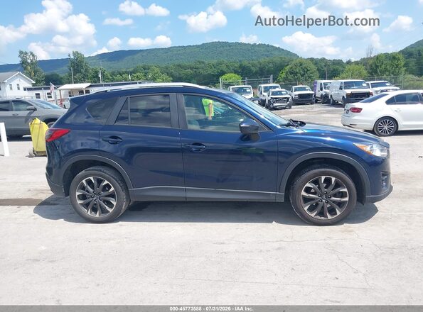 JM3KE4DY7G0691160 2016 MAZDA CX-5 Dark Blue Вид задньої частини салону