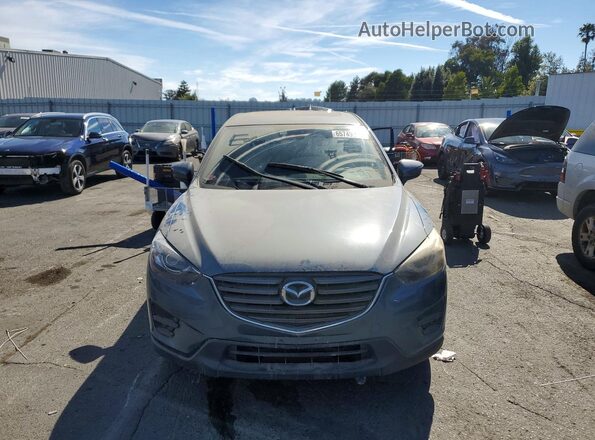 JM3KE4DY7G0789251 2016 MAZDA CX-5 Blue Դիմացի տեսք