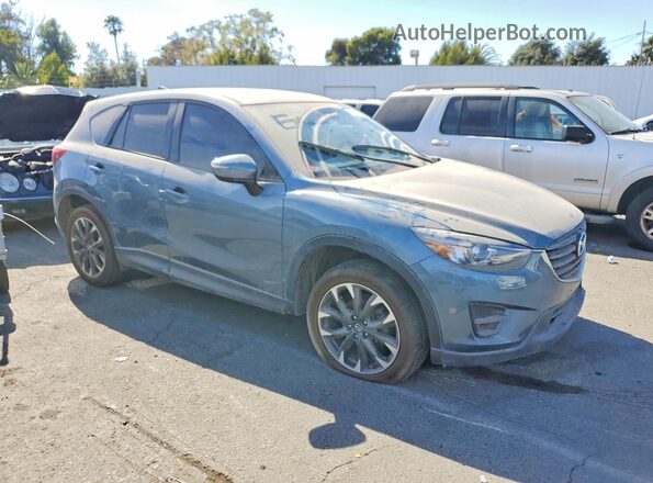 JM3KE4DY7G0789251 2016 MAZDA CX-5 Blue Առջևի աջ