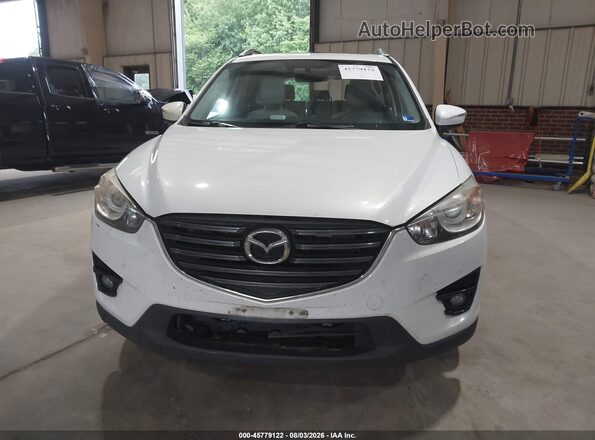 JM3KE4DY8G0625104 2016 MAZDA CX-5 White Widok zestawu wskaźników