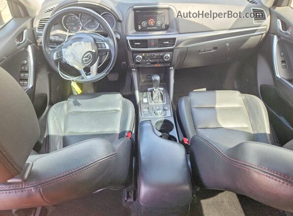 JM3KE4DY8G0771602 2016 MAZDA CX-5 Blue Dashboard view