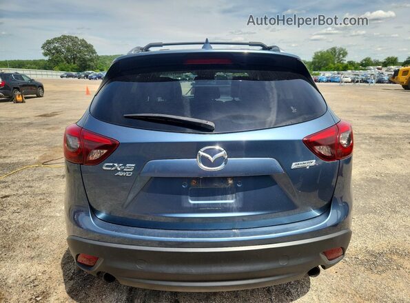JM3KE4DY8G0771602 2016 MAZDA CX-5 Blue Rear view