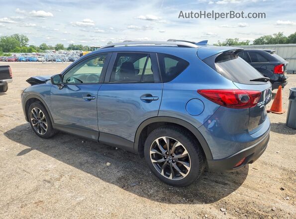 JM3KE4DY8G0771602 2016 MAZDA CX-5 Blue Rear left
