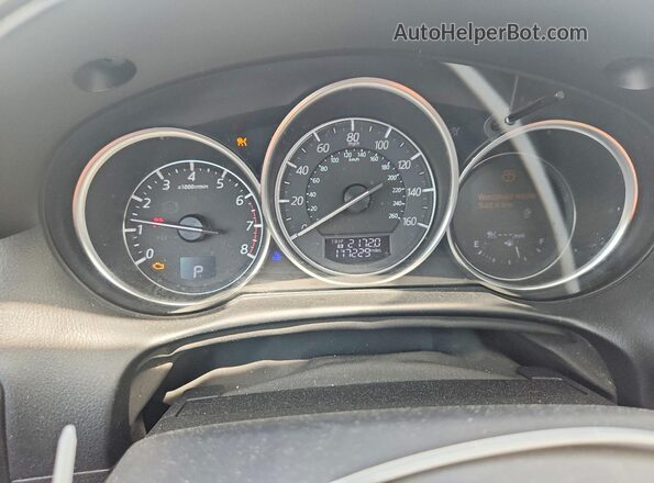 JM3KE4DY8G0771602 2016 MAZDA CX-5 Blue Instrument cluster view