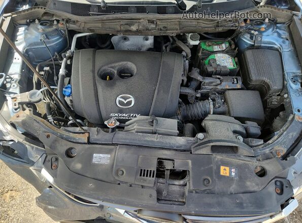 JM3KE4DY8G0771602 2016 MAZDA CX-5 Blue Engine compartment view