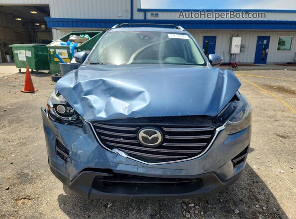 JM3KE4DY8G0771602 2016 MAZDA CX-5 Blue Front view