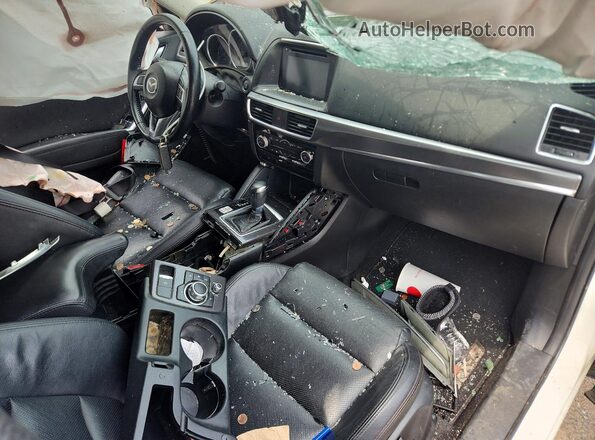 JM3KE4DY8G0877998 2016 MAZDA CX-5 White Widok deski rozdzielczej