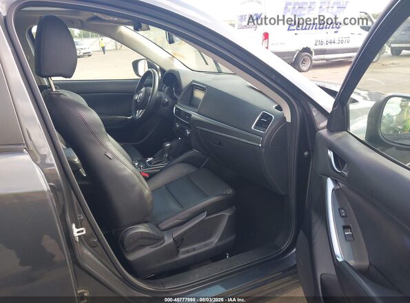 JM3KE4DY8G0881534 2016 MAZDA CX-5 Gray წინა სალონის ხედი