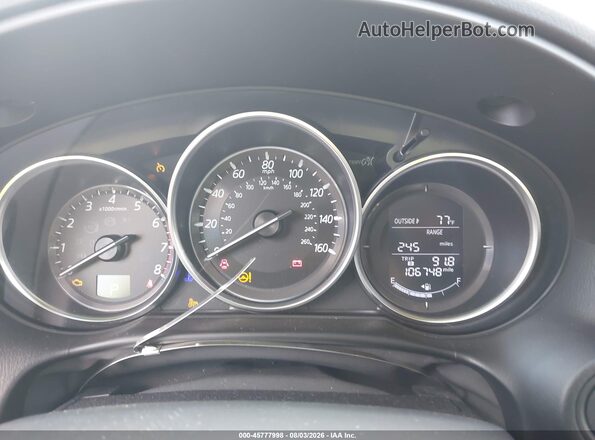JM3KE4DY8G0881534 2016 MAZDA CX-5 Gray უკანა სავარძლების ხედი