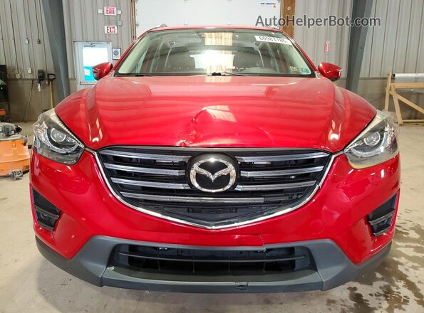 JM3KE4DY8G0895403 2016 MAZDA CX-5 Red Widok z przodu