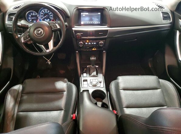 JM3KE4DY8G0895403 2016 MAZDA CX-5 Red Widok deski rozdzielczej