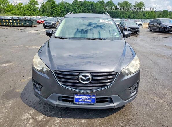 JM3KE4DYXG0616470 2016 MAZDA CX-5 Gray Դիմացի տեսք