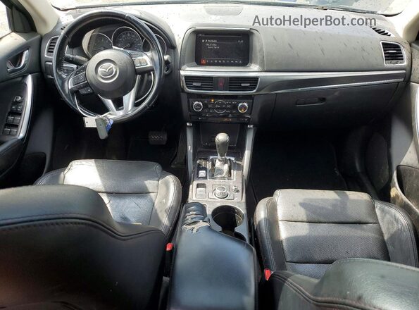 JM3KE4DYXG0616470 2016 MAZDA CX-5 Gray Առջևի վահանակի տեսք