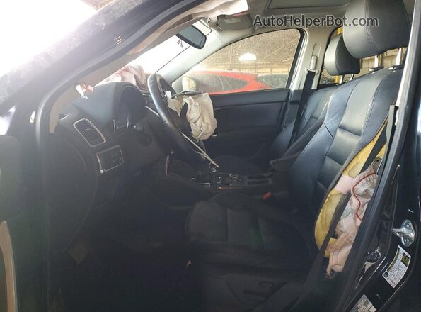 JM3KE4DYXG0672540 2016 MAZDA CX-5 Черный Вид салона спереди