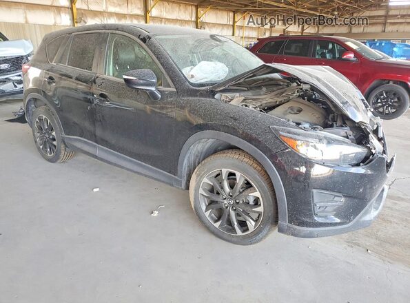 JM3KE4DYXG0672540 2016 MAZDA CX-5 Черный Передняя правая четверть