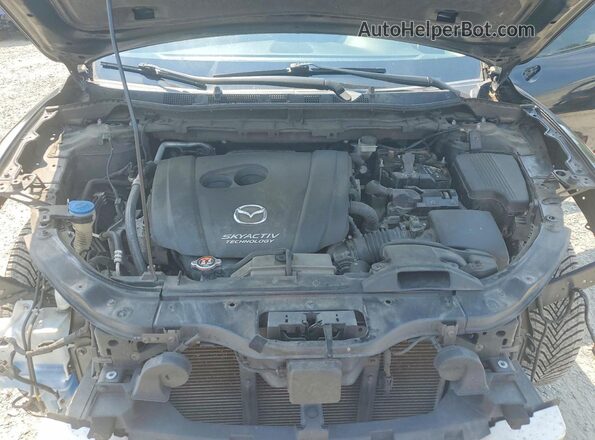 JM3KE4DYXG0799322 2016 MAZDA CX-5 Black Vista del compartimento del motor