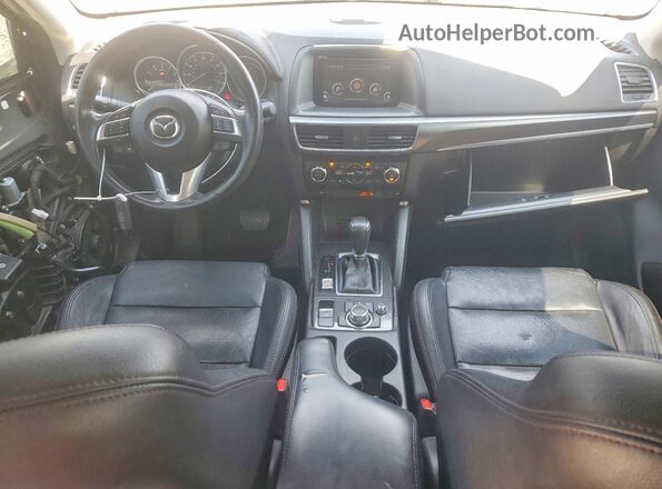 JM3KE4DYXG0799322 2016 MAZDA CX-5 Black Vista del salpicadero