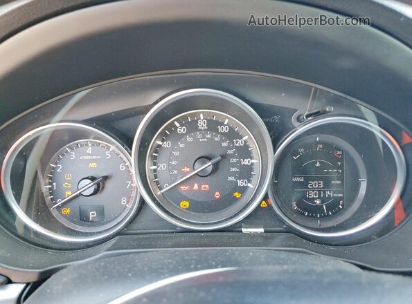 JM3KFABL3H0112024 2017 MAZDA CX-5 Silver Vista del cuadro de instrumentos