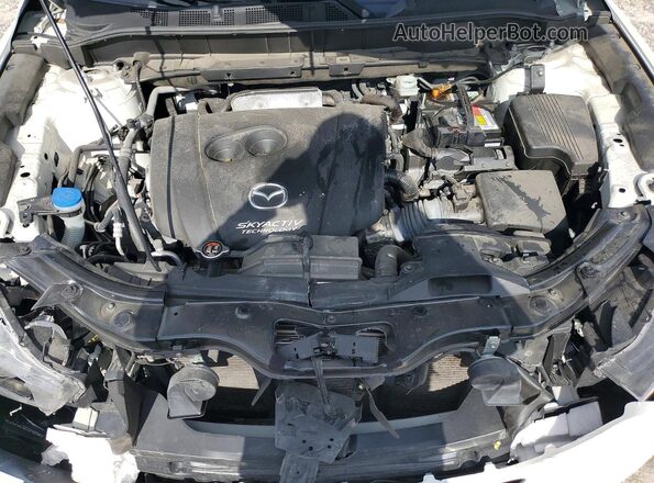 JM3KFABL3H0174295 2017 MAZDA CX-5 White Vista del compartimento del motor