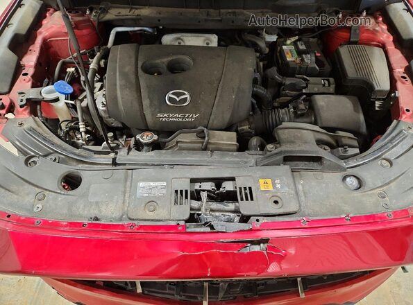 JM3KFABL6H0225577 2017 MAZDA CX-5 Red Widok wnętrza z tyłu