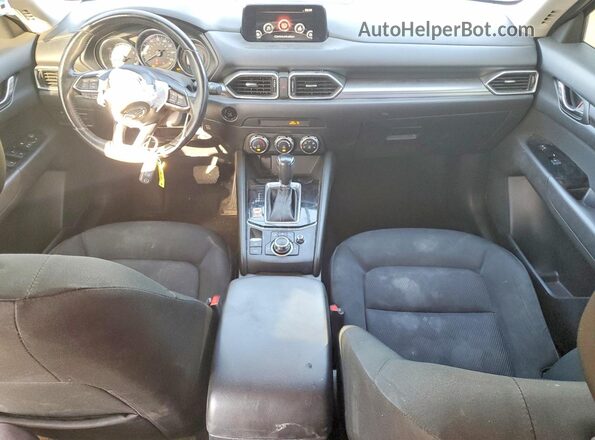 JM3KFABM0J0319503 2018 MAZDA CX-5 Blue Առջևի վահանակի տեսք