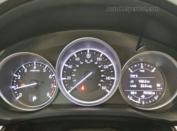 JM3KFABM0J1365830 2018 MAZDA CX-5 Blue Սարքավորումների վահանակի տեսք