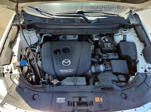JM3KFABM0K0638434 2019 MAZDA CX-5 White ძრავის განყოფილების ხედი