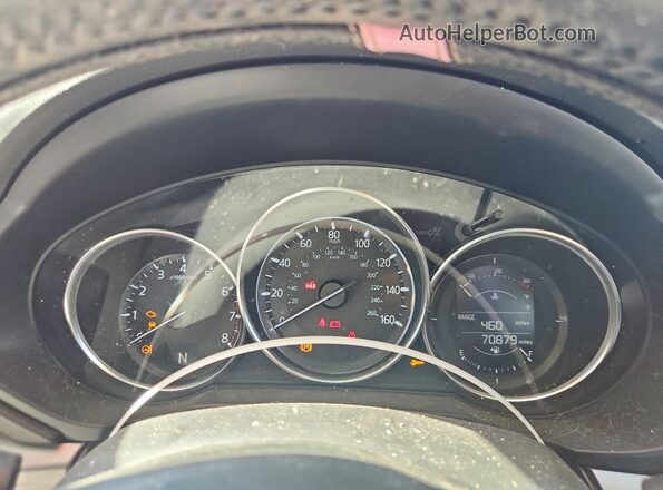 JM3KFABM1J1384192 2018 MAZDA CX-5 White ხელსაწყოთა პანელის ხედი