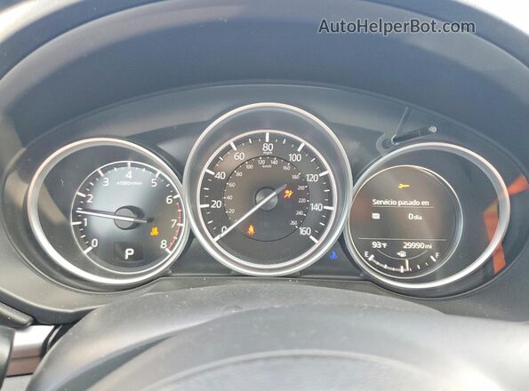 JM3KFABM2K1504633 2019 MAZDA CX-5 White Սարքավորումների վահանակի տեսք