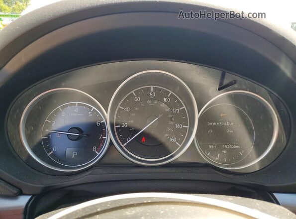 JM3KFABM2K1657111 2019 MAZDA CX-5 White Вид щитка приладів