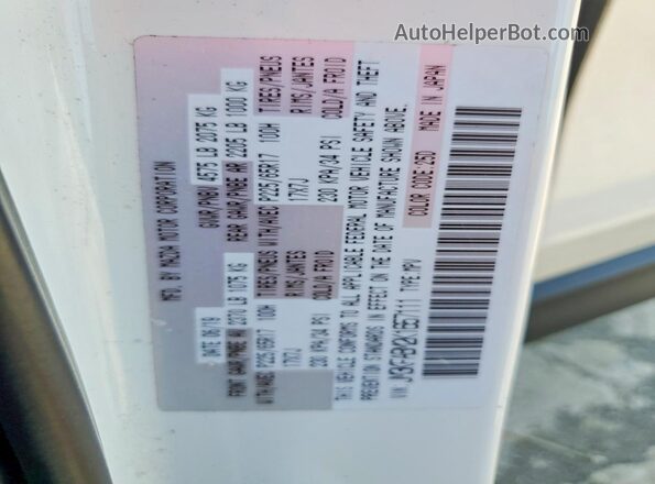 JM3KFABM2K1657111 2019 MAZDA CX-5 White Вид наклейки з VIN-кодом