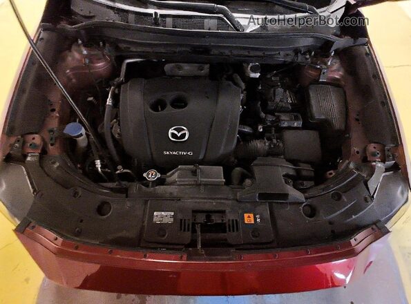 JM3KFABM2L0837938 2020 MAZDA CX-5 Red Вид підкапотного простору