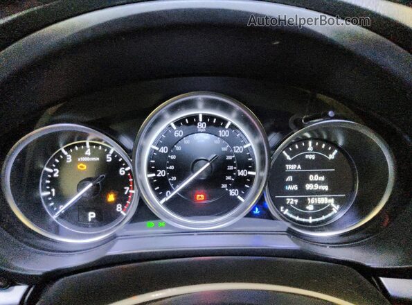 JM3KFABM2L0837938 2020 MAZDA CX-5 Red Вид щитка приладів