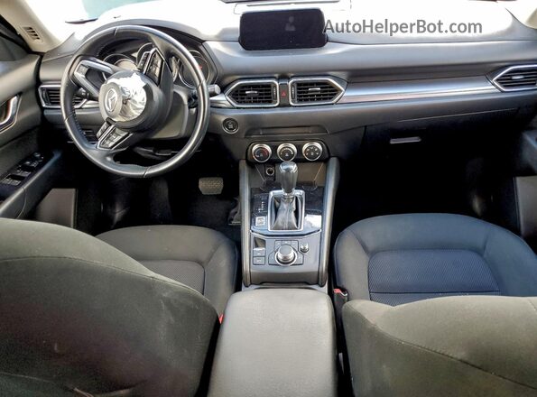 JM3KFABM3L1780059 2020 MAZDA CX-5 Blue Вид панелі приладів