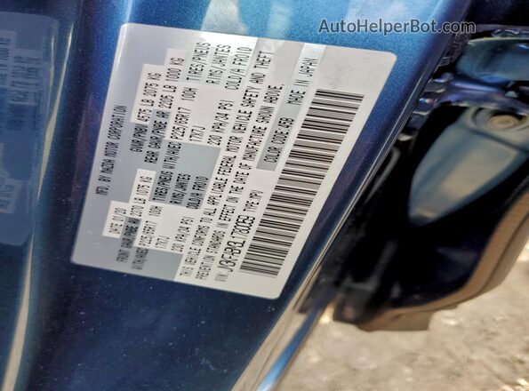 JM3KFABM3L1780059 2020 MAZDA CX-5 Blue Вид наклейки з VIN-кодом