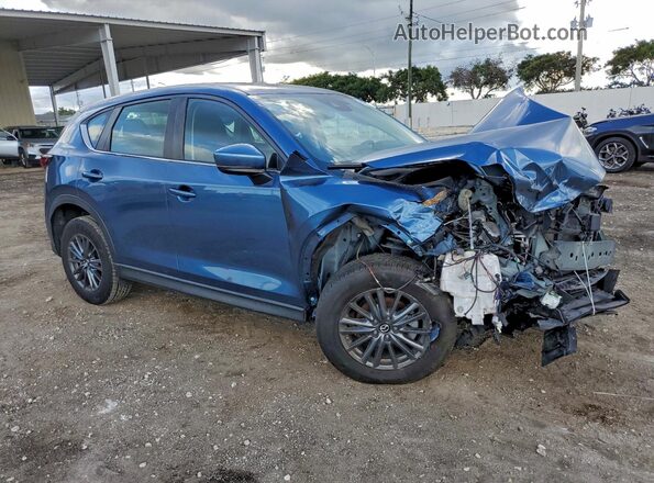 JM3KFABM3L1780059 2020 MAZDA CX-5 Blue Передня права чверть