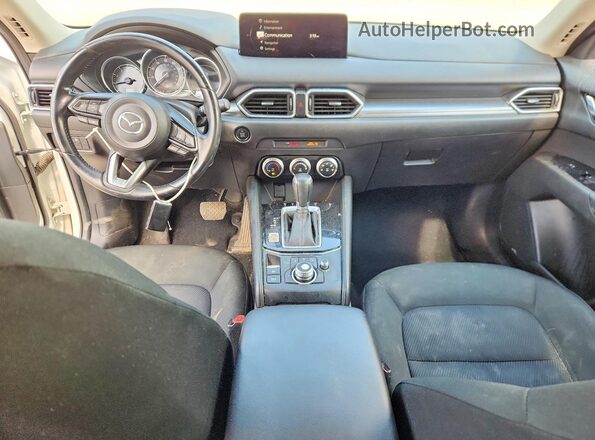 JM3KFABM6M0353286 2021 MAZDA CX-5 White Вид панелі приладів